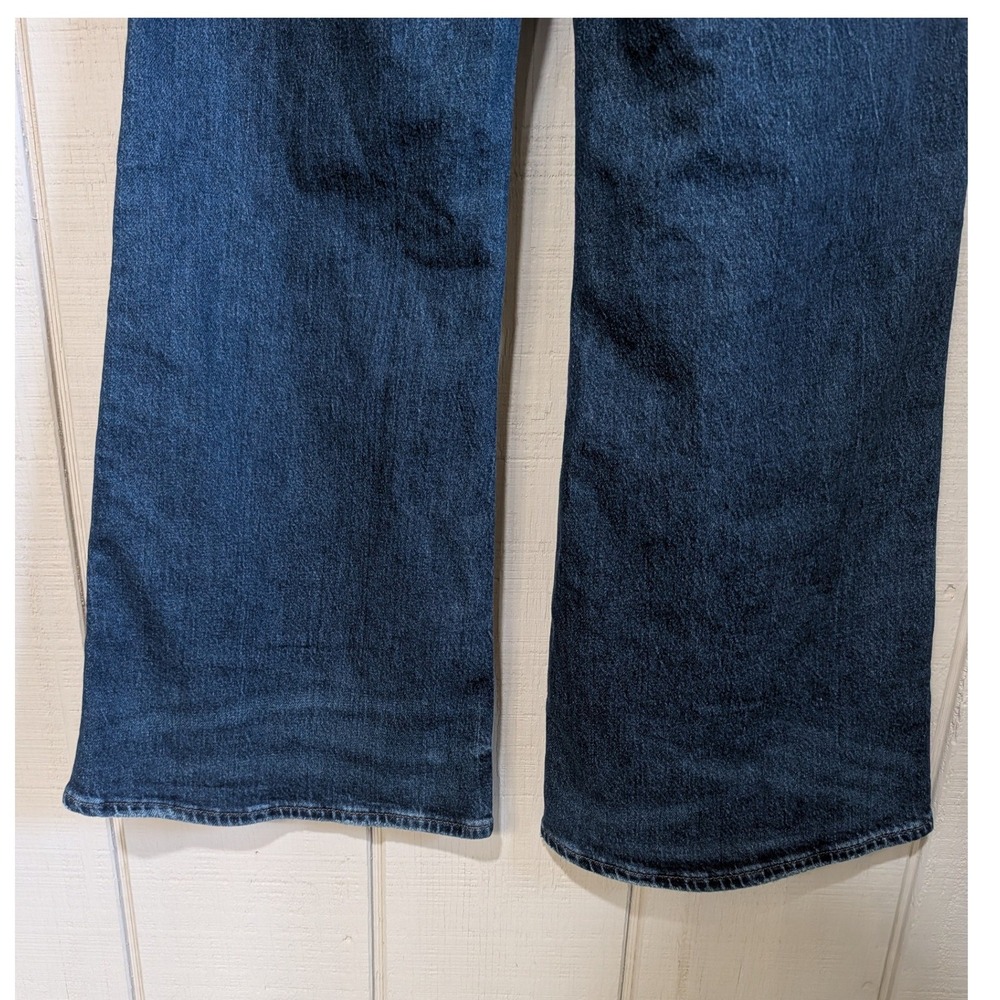 American Eagle Low-Rise Flare Jean   Lace Trim Size 4 - Picture 9 of 13